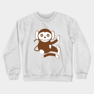 Cute Dead Monkey Crewneck Sweatshirt